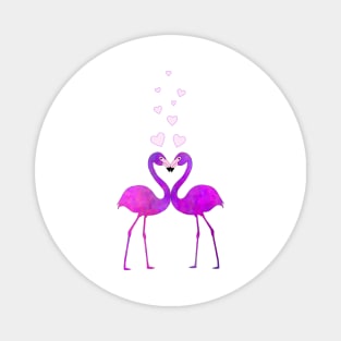 Flamingo Love Connection Magnet